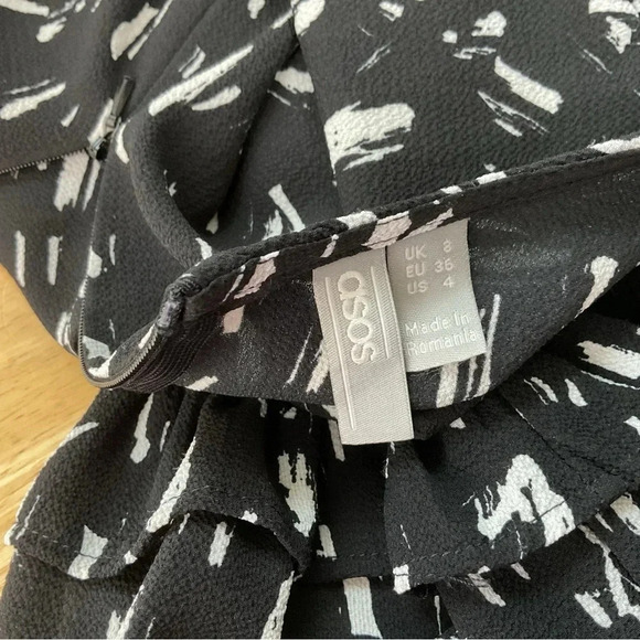 ASOS Mini Smock Dress Size 4 - Picture 6 of 7